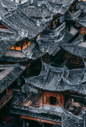 我的2020-光影作画-旅游-罗汉寺-中国风 图片素材