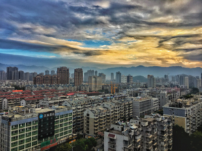 福州市-城市风光-城市-建筑-高楼 图片素材
