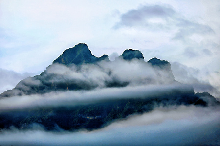 像素蜂蜜首发-旅拍-风光-张家界天门山-雾海 图片素材