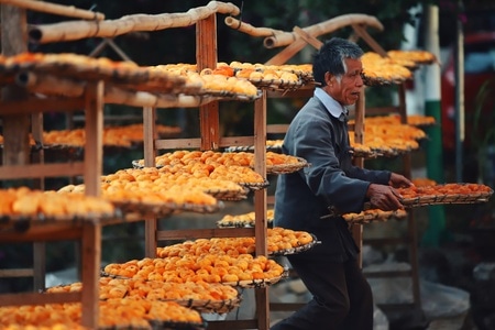 人像-冬日暖阳-极简-旅行-色彩 图片素材