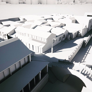 三维-建模-建筑-平江路-房屋 图片素材