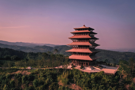 古建筑-古典-建筑-天际线-城市 图片素材