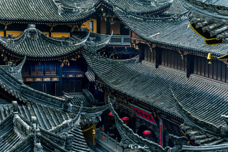 建筑-中国古建筑-建筑-罗汉寺-寺庙 图片素材