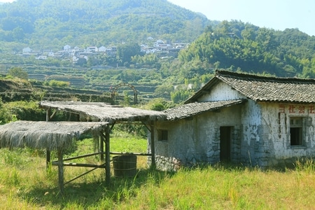 江南-生活-纪实-山村-上山下乡 图片素材