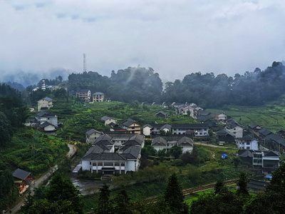 蜜蜂摄影首发-心动瞬间-风景-村庄-村落 图片素材