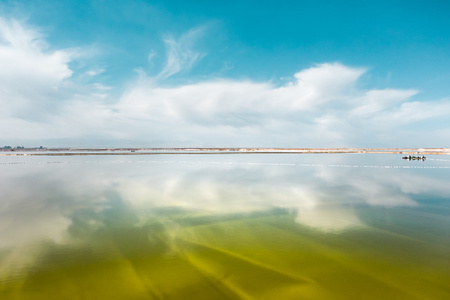 海西蒙古族藏族自治州-旅游-风景名胜-察尔汗盐湖-天空之境 图片素材