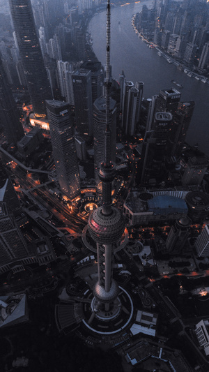 建筑-城市-haida滤镜签约-上海-我要上封面 图片素材