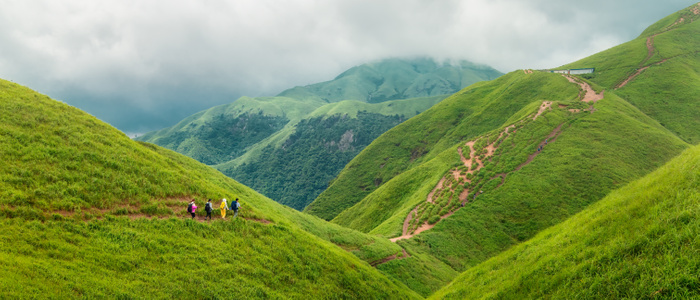 玲珑世界-七工匠-江西萍乡-武功山-徒步旅行 图片素材