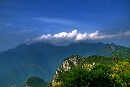 旅行-庐山-山峰-色彩-风光 图片素材