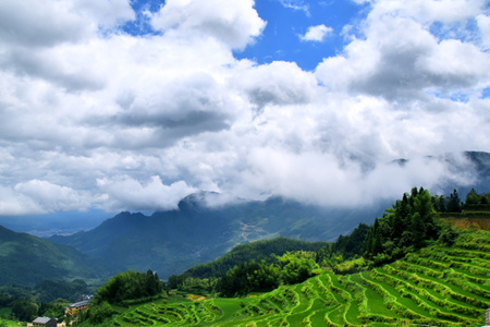 旅行-山景-云雾-风光-风景 图片素材