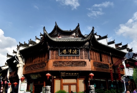 城市-老街-古建筑-徽建-旅游 图片素材