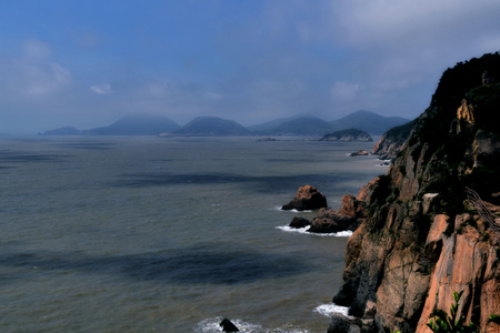 旅行-大海-岛礁-光影-风光 图片素材