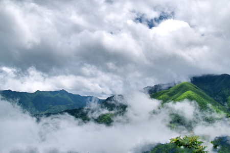 旅行-大山-云雾-色彩-风光 图片素材