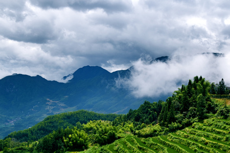 旅行-山景-云雾-风光-风景 图片素材