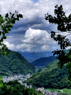 旅行-山景-村舍-风光-你好七月 图片素材