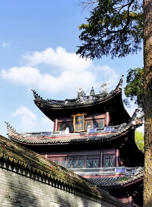 旅游-庙宇-亭阁-人文景观-你好2020 图片素材