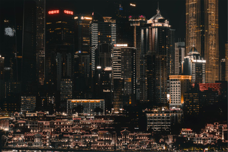 重庆-夜景-城市-夜景-建筑 图片素材