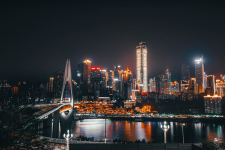 重庆-夜景-城市-夜景-建筑 图片素材