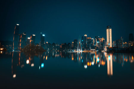 重庆-夜景-城市-城市风光-天际线 图片素材