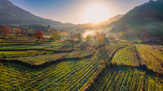 haida滤镜签约-黄山市-风景-电脑传图-鸟瞰 图片素材