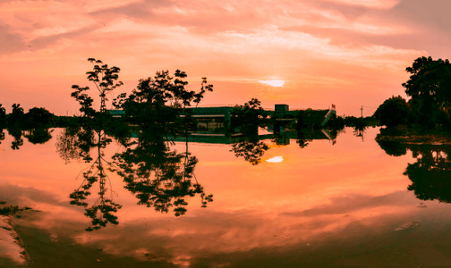 haida滤镜签约-你好2020-电脑传图-风景-夕阳 图片素材