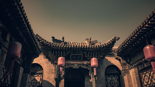色彩-氛围-山西-古建筑-房子 图片素材