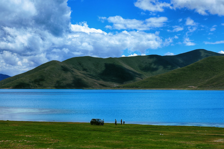 旅行-风光-西藏-风景-羊卓雍措 图片素材