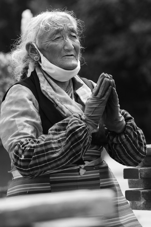 旅行-人像-西藏-女人-女性 图片素材