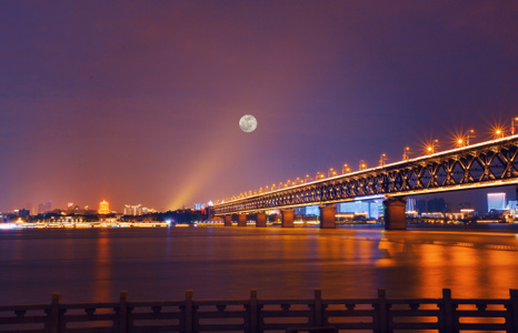 看你的城市-武汉-长江-武汉夜景-长江夜景 图片素材