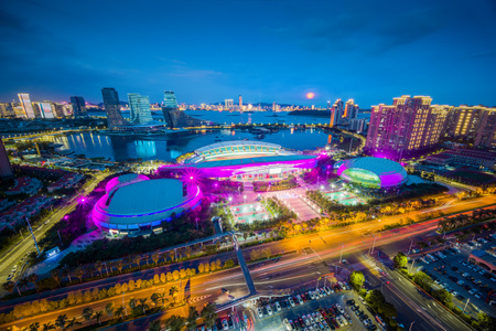 体育中心-海沧-厦门-风光-城市 图片素材