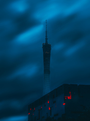 七工匠-珠江新城-手机摄影-城市-三星 图片素材