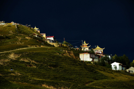 旅行-旅行、风光-风景-村庄-村落 图片素材