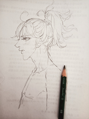 铅笔-绘画-涂鸦-男性-男生 图片素材