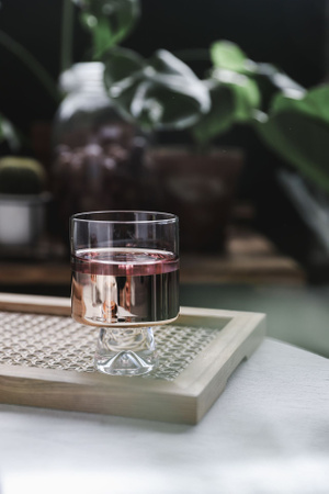 玻璃杯-玻璃器皿-暗调-产品摄影-午后 图片素材