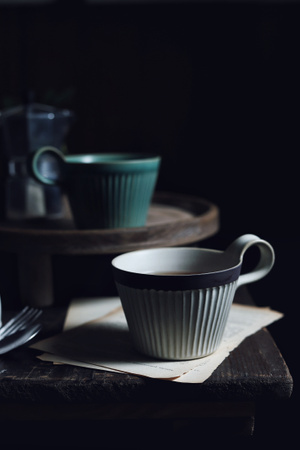 咖啡杯-粗陶-淘宝拍摄-产品摄影-咖啡下午茶 图片素材