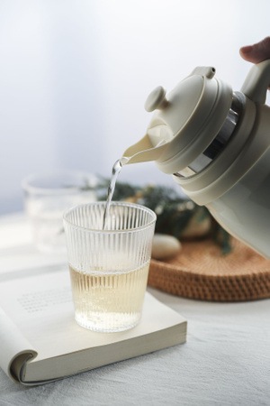 喝茶-保温杯-电商摄影-产品摄影-午后 图片素材