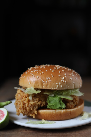 汉堡包-汉堡-鸡腿堡-炸鸡包-kfc 图片素材