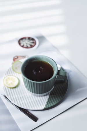 复古绿-马克杯-咖啡杯-我要上封面-产品拍摄 图片素材