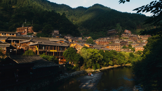 贵州-苗寨-苗寨-房屋-建筑 图片素材