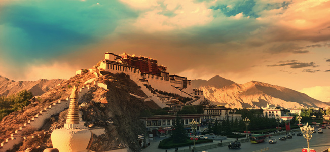西藏-拉萨-318川藏线-布达拉宫-布达拉宫 图片素材