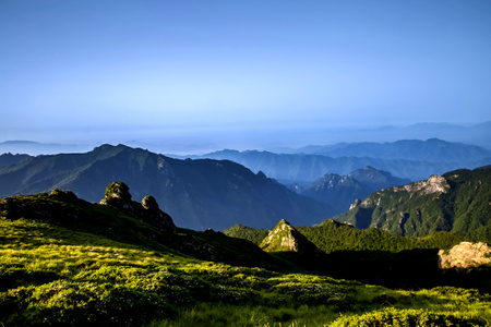 我要上封面-云海翻腾-风景-日出-剪影 图片素材