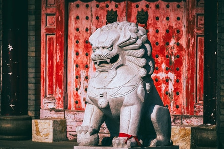 我的2019-旅行-景观-街拍-石狮子 图片素材
