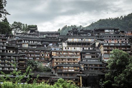 你好七月-旅行-我要上封面-贵州-建筑 图片素材