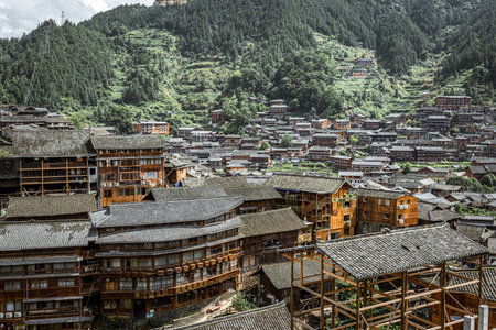 你好七月-旅行-我要上封面-贵州-建筑 图片素材