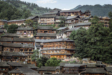 你好七月-旅行-我要上封面-贵州-建筑 图片素材