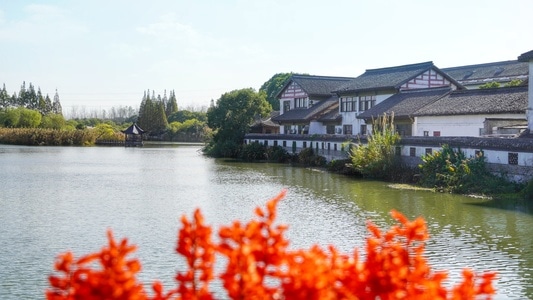 沙家浜-常熟-江苏-红色印象-湖 图片素材