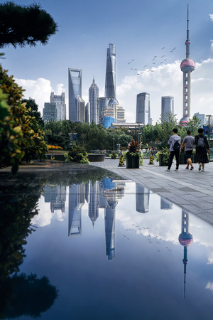 城市风光-上海-建筑-旅行-城市 图片素材