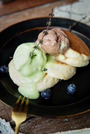 早餐-甜品-舒芙蕾-冰淇淋-无油低糖 图片素材