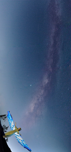 银河-流星-星空-咸宁市-银河 图片素材