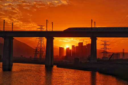 莆田市-光影-户外-风景-霞光 图片素材
